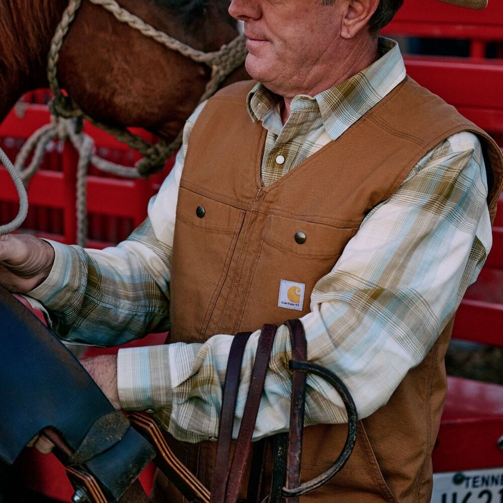 Carhartt Montana Vest Brown Duck Canvas NWT - Picture 3 of 6